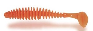 Nástraha T-Worm Paddler 5,5cm 1,5g 6ks Neon Oranžová